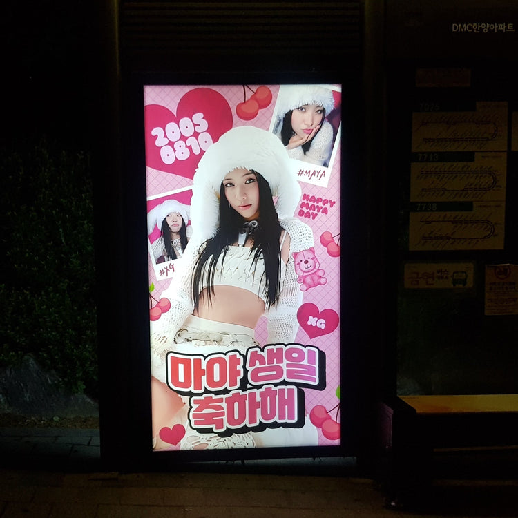 [XG Maya] Mapo Ward area bus shelter advertisement recommended advertisement example (2024/08)