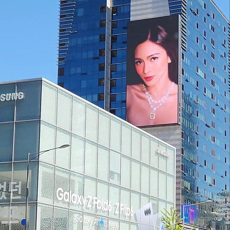 [Philippine actress Kim Chu] Hongdae M-Screen electronic bulletin board recommended advertisement example (2024/09)