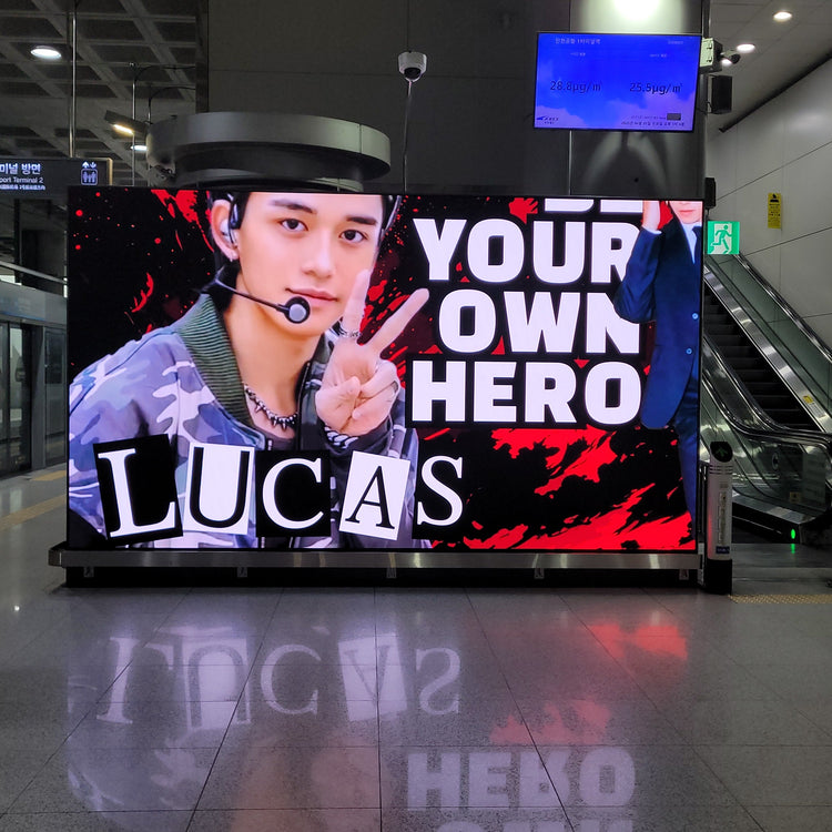 [LUCAS] Incheon Airport T1 Station Airport Railroad Digital Signage Push Advertisement Example (2026/04)
