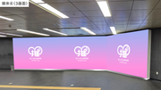 [Kodai entrance line 2 -Airport Railway transfer passage] Digital signage (4 sets/individual broadcast possible)